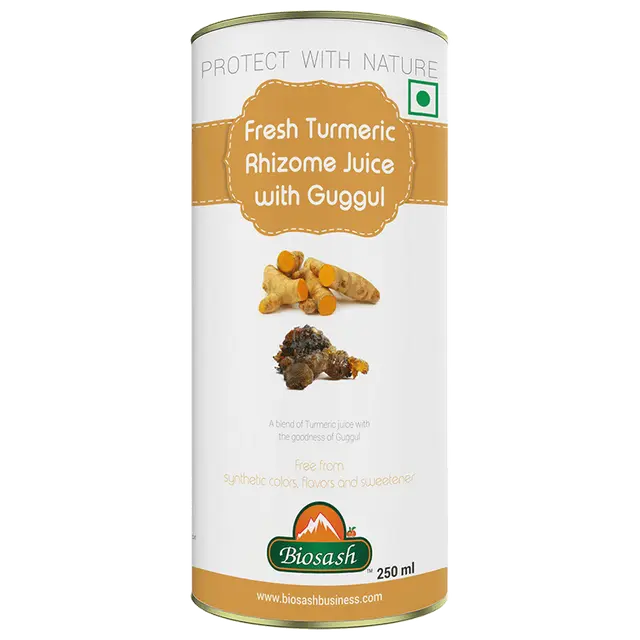 Fresh Turmeric Rhizome Juice With Guggul