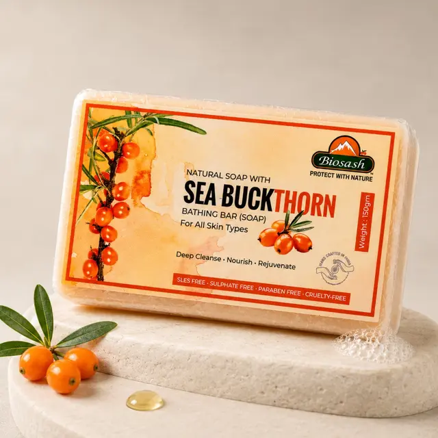Natural Seabuckthorn Bathing Bar (Soap)