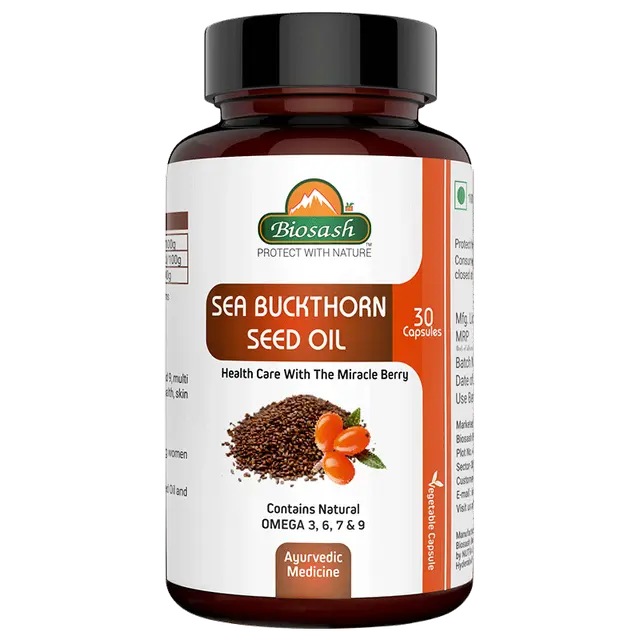 Sea Buckthorn Seed Oil Capsule